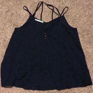 Maurices Navy blue tank, Size L